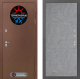 Входная металлическая Дверь Лабиринт (LABIRINT) Термо Магнит 21 Бетон светлый в Красноармейске
