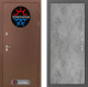 Входная металлическая Дверь Лабиринт (LABIRINT) Термо Магнит 24 Бетон светлый в Красноармейске