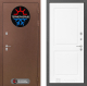 Входная металлическая Дверь Лабиринт (LABIRINT) Термо Магнит 11 Белый софт в Красноармейске