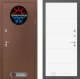 Входная металлическая Дверь Лабиринт (LABIRINT) Термо Магнит 13 Белый софт в Красноармейске