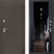 Входная металлическая Дверь Лабиринт (LABIRINT) Смоки Зеркало Максимум с тонировкой Черный кварц в Красноармейске