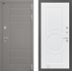 Входная металлическая Дверь Лабиринт (LABIRINT) Формо 23 Белый софт в Красноармейске