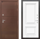 Входная металлическая Дверь Лабиринт (LABIRINT) Термо Лайт 26 Белый (RAL-9003) в Красноармейске