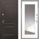 Входная металлическая Дверь Интекрон (INTECRON) Кампо ФЛЗ-120-М Зеркало Белый матовый в Красноармейске