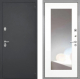 Входная металлическая Дверь Интекрон (INTECRON) Гектор ФЛЗ-120-М Зеркало Белый матовый в Красноармейске