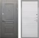 Входная металлическая Дверь Интекрон (INTECRON) Брайтон Графит ФЛ-316 Белый ясень в Красноармейске