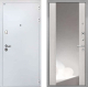 Входная металлическая Дверь Интекрон (INTECRON) Колизей White ФЛЗ-516 Зеркало Сосна белая в Красноармейске