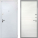 Входная металлическая Дверь Интекрон (INTECRON) Колизей White Гладкая Дуб сильвер поперечный в Красноармейске