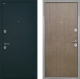 Входная металлическая Дверь Интекрон (INTECRON) Греция Гладкая шпон Венге коричневый в Красноармейске