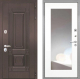 Входная металлическая Дверь Интекрон (INTECRON) Италия ФЛЗ-120-М Зеркало Белый матовый в Красноармейске