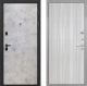 Входная металлическая Дверь Интекрон (INTECRON) Профит Black Мрамор Светлый В-07 с молдингом Сандал белый в Красноармейске