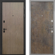 Входная металлическая Дверь Интекрон (INTECRON) Профит Black Венге Коричневый Гладкая Гранж в Красноармейске