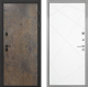 Входная металлическая Дверь Интекрон (INTECRON) Профит Black Гранж Лучи-М Софт милк в Красноармейске