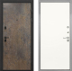 Входная металлическая Дверь Интекрон (INTECRON) Профит Black Гранж Гладкая Слоновая кость в Красноармейске
