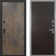 Входная металлическая Дверь Интекрон (INTECRON) Профит Black Гранж Гладкая Эковенге поперечный в Красноармейске
