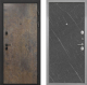 Входная металлическая Дверь Интекрон (INTECRON) Профит Black Гранж Гладкая Гранит лава оникс в Красноармейске