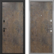 Входная металлическая Дверь Интекрон (INTECRON) Профит Black Гранж Гладкая Гранж в Красноармейске