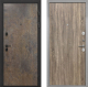 Входная металлическая Дверь Интекрон (INTECRON) Профит Black Гранж Гладкая Дуб турин в Красноармейске