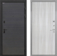 Входная металлическая Дверь Интекрон (INTECRON) Профит Black Эковенге В-07 с молдингом Сандал белый в Красноармейске