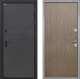 Входная металлическая Дверь Интекрон (INTECRON) Профит Black Эковенге Гладкая шпон Венге коричневый в Красноармейске