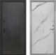 Входная металлическая Дверь Интекрон (INTECRON) Профит Black ФЛ-295 Гладкая Мрамор натуральный арктик в Красноармейске