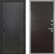 Входная металлическая Дверь Интекрон (INTECRON) Профит Black ФЛ-295 Гладкая Эковенге поперечный в Красноармейске