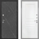 Входная металлическая Дверь Интекрон (INTECRON) Гектор Гранит Лава Оникс ФЛ-243 Белый матовый в Красноармейске