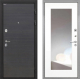 Дверь Интекрон (INTECRON) Гектор Эковенге ФЛЗ-120-М Зеркало Белый матовый в Красноармейске