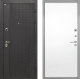 Входная металлическая Дверь Интекрон (INTECRON) Олимпия Black 4К Гладкая Силк Сноу в Красноармейске