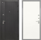 Входная металлическая Дверь Интекрон (INTECRON) Олимпия Black 4К Гладкая Слоновая кость в Красноармейске