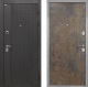 Входная металлическая Дверь Интекрон (INTECRON) Олимпия Black 4К Гладкая Гранж в Красноармейске