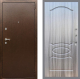 Входная металлическая Дверь Рекс (REX) 1А Медный Антик FL-128 Сандал грей в Красноармейске