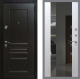 Входная металлическая Дверь Рекс (REX) Премиум-Н СБ-16 Зеркало Белый ясень в Красноармейске