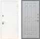 Входная металлическая Дверь Рекс (REX) 5 Белая Шагрень FL-33 Лиственница беж в Красноармейске