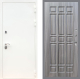 Входная металлическая Дверь Рекс (REX) 5 Белая Шагрень FL-33 Сандал грей в Красноармейске