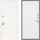 Входная металлическая Дверь Рекс (REX) 5 Белая Шагрень FL-243 Силк Сноу в Красноармейске