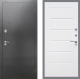 Входная металлическая Дверь Рекс (REX) 2А Серебро Антик Сити Белый ясень в Красноармейске