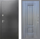 Входная металлическая Дверь Рекс (REX) 2А Серебро Антик FL-2 Сандал грей в Красноармейске
