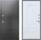 Входная металлическая Дверь Рекс (REX) 2А Серебро Антик FL-2 Силк Сноу в Красноармейске
