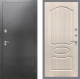 Входная металлическая Дверь Рекс (REX) 2А Серебро Антик FL-128 Беленый дуб в Красноармейске