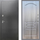 Входная металлическая Дверь Рекс (REX) 2А Серебро Антик FL-128 Сандал грей в Красноармейске
