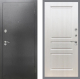 Входная металлическая Дверь Рекс (REX) 2А Серебро Антик FL-243 Лиственница беж в Красноармейске