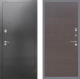 Входная металлическая Дверь Рекс (REX) 2А Серебро Антик GL венге поперечный в Красноармейске