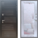 Входная металлическая Дверь Рекс (REX) премиум 185 Зеркало Пастораль Сандал белый в Красноармейске