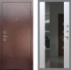 Входная металлическая Дверь Рекс (REX) 1 СБ-16 Зеркало Белый ясень в Красноармейске