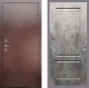 Входная металлическая Дверь Рекс (REX) 1 FL-117 Бетон темный в Красноармейске