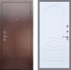Входная металлическая Дверь Рекс (REX) 1 FL-128 Силк Сноу в Красноармейске