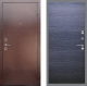 Входная металлическая Дверь Рекс (REX) 1 GL Дуб тангенальный черный в Красноармейске