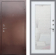 Входная металлическая Дверь Рекс (REX) 1 Зеркало Пастораль Силк Сноу в Красноармейске