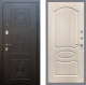 Входная металлическая Дверь Рекс (REX) 10 FL-128 Беленый дуб в Красноармейске